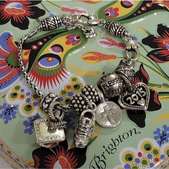 Brighton Charm bracelet graduation 2015 running shoe believe cross blessed‎ - Picture 6 of 7